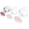 Generique Plug Bijou en Verre Diamond Glassy S 6.5 x 2.7cm